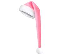 Genérico Adult Santa Hat, Christmas Hat for Adults Unisex Classic Velvet Comfort Extra Christmas Holiday Hats Thicken Santa Claus Fancy Dress Accessory for New Year Festive Men & Women Party Cosplay