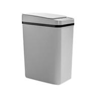 Genérico Aesthetic Kitchen Bins - Space Saver Waste Bin, 23.5x15.8x32cm Trash Bin with Silent Closure, Sturdy Garbage Container, Home Kitchen Wastebasket, Trash Baskets for Waste Disposal