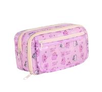 Generico Aesthetic Pencil Pouch, Animal Pattern Stationery Pen Bag, 9 Compartments Cosmetic Bag with Zipper, Makeup Pouch, School Supplies for Girls, Boys, Kids, Storage Bag for Travel, Organizer,