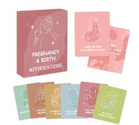Genérico Afirmaciones Para Madres,Tarjetas De Afirmaciones Para Madres Primerizas 50 Unidades - Mensajes de Conciencia Plena e Inspiración para Adultos Padres y Apoyo en el Parto