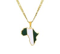 Genérico Africa Necklace Fashion Stainless Pendant Necklace Nigeria necklace