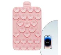 Generico Agarre adhesivo para teléfono, soporte para teléfono a - Soporte con funda para doble cara Love Suctions - Funda para móvil de fuerte succión, soporte regolab
