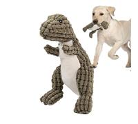 Genérico Aggressive Dog Chew Toys | Dog Squeak Toys Pet Supplies | 8 Inch Soft Teething Dinosaur - for Pet Boredom Enrichment Stimulating Play Exercise Indoor Outdoor Birthday Holiday
