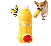 Genérico Aggressive Dog Chew Toys - Interactivo Squeaky Soft, Chewing Toys for Dogs | Small Dog Teething Bottle Pet Toy for Small Medium Teething Playing Boredom Training Travel Home