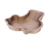 Generico Agua de la Tortuga - Piscina de baño para reptiles con, Robusta Piscina de Tortuga | Decoración Paisaje Tanque de Pescado para, Dragón Barbudo, Mascotas, Hay