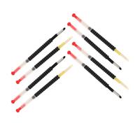 Genérico Agujas de Injerto para Apicultura 4 Pares Herramientas de Transferencia de Colmena Mango Plástico Amarillo para Cría de Reinas y Movimiento de Larvas en Granja Apícola