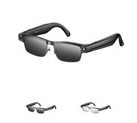 Genérico AI Smart Glasses 2025 - Real-Time AI Translator Glasses with 8MP Camera, 1200P Video, BLE 5.4, 270mAh Battery for iOS & Android (B)