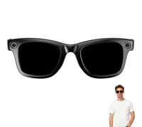 Genérico AI Smart Glasses, 800W Camera Glasses, 1080P Video Smart Glases with Camera and Bluetooth, AI Glasse for Calls & Musi,UV Protection,Anti-Blue Light Glasse Everyday Wear (Sunglasses)
