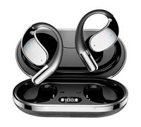 Genérico AI Translation Earbuds, ABS+PC 10m Range | Headphones Translating Device with Real Time, Travel, Business, Headphones Translator for 144 Languages | LED Digital Display Charging