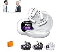 Genérico Ailsion Earbuds Translation, AI Open Ear Bluetooth Translator, Android & iOS Compatible, 144 Languages High Accuracy Real Time Wireless, for Travelers and Business (White)