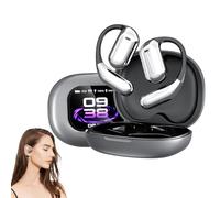 Genérico Ailsion Earbuds Translation, Wireless Open Ear Bluetooth Earbuds Translator, 144 Languages High Accuracy Real Time Smart Translation Bluetooth Headset for Travelers and Business (Black)