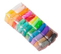Genérico Air Dry Clay, Children Craft, Soft & Sparking Creativity, Easy To Mold - Drying, Modelling Clay For School Learning Activities (Multi-Color/24 Pack), 23cm