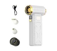 Genérico Air Duster | 3-Gear USB Rechargeable Durable Adjustable Dust Blower | Handheld Cordless Reusable Wind Compressor for Keyboard Electronics Car Detailing Lawn Barber Hair Workplace