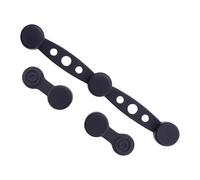 Genérico Air Fryer Silicone Magnets, Food-Grade High-Temperature Resistant Liner Holder Buckles, Magnetic Parchment Paper Clips to Keep Paper from Covering Food, Red Blue Gray