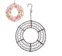 Genérico Air Plant Hanger - Iron 21cm, Wall Mount, Wreath Holder | Flower Display Stand For Indoor Bedroom, Living Room, Balcony, Garden, Yard, Patio, Porch, Office, Apartment, Cafe Decorati
