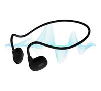 Generico Air Pro Bone Conduction Headphones | ABS, 8 x 7,5 x 2 cm, Black Or White | Wireless Open -Ear Sport Headset with Long Battery Life | Air Model Compatible With & For Running, Cycling