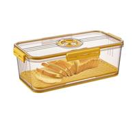 Genérico Airtight Bread Bin, Loaf Storage Container Kit, Large Capacity Keeper with Fresh Seal System, Food Grade Breads Box, Compact Kitchen Counter Design, Homemade Bread Storage Use