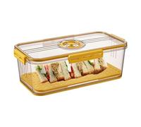 Genérico Airtight Bread Bins - Reusable Time Recording Bread Storage Container Loaf Keeper Box With Air Valve, Kitchen Countertop Storage Organizer For Freshness Store Homemade