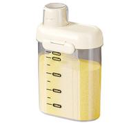 Genérico Airtight Flour Jar, Clear Snack Canister, Large Pantry Organizer, Leakproof Kitchen Storage Solution, Multi-Purpose Dry Goods Holder, Food Container for Rice, Sugar, Cereal, 2800ml