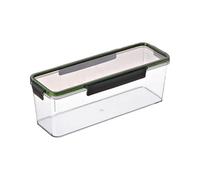 Genérico Airtight Pasta Container - PET 28x8x11cm | Pasta Storage, Food Storage Box | Multi-Purpose Large Capacity Container For Spaghetti Eggs Noodles Whole Grains Kitchen Cabinet Pantry Use