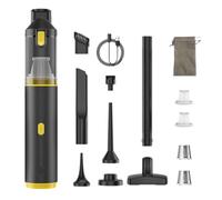 Genérico AirTrek Pro - Compact Vacuum & Blower with Enhanced Dual Power, 16000Pa Cordless USB-C Rechargeable 2-in-1 Handheld Vacuum (Black-Yellow)