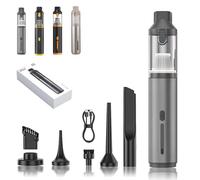 Genérico Airtrek Pro, Compact Vacuum & Blower with Enhanced Dual Power, Upgraded Portable Cordless Vacuum Cleaner. Car and Home Dual (Gray)