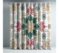 Genérico Aislamiento Térmico Cortinas Opacas Estilo Planta Flor Minimalista Decoración para Dormitorio Sala de Estar con Ojales Juego de 2 Paneles, Protección de Privacidad, 117An x 137Al cm