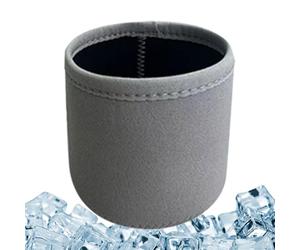 Genérico Aislante para Vaso Mediano - Goma Textil 9,2x9,2x9cm | Envoltura Refrigeradora para Refrescos Y | Cilindro Bebidas Eventos Al Aire Libre Soporte De Comodidad Y Aprovechamiento Diari
