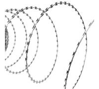 Genérico Alambre de espino Concertina Acero galvanizado BTO-22 150 m,Cadenas, Alambre y cuerda-141810