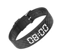 Genérico Alarm Bracelet - up Wristband with LED Display | USB Rechargeable Display Alarm Watch for Deep Sleepers, Students, Adults & Daily Reminders