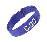 Genérico Alarm Bracelet - up Wristband with LED Display | USB Rechargeable Display Alarm Watch for Deep Sleepers, Students, Adults & Daily Reminders
