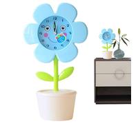 Genérico Alarm Clock - 200g Quiet Flower Pot Sound Machine, Alarm Clock For Kids | Charming Bedroom Accessory For Christmas Home Travel Teen Kids Boys Girls Daily Up Uses