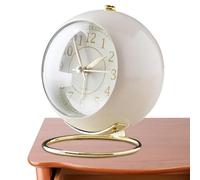Genérico Alarm Clock for Bedroom, Retro European Style Timepiece, Loud Bell Ringer with Night Light, Battery Operated Function, Easy Read, Compact Bedside Size, Perfect for Kids, Elderly, Home