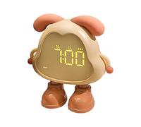 Genérico Alarm Clock Kids - Dog Shaped Kids Clock | Battery Alarm with Night Light | Multifunctional Children Sleep Trainer Timer | Kids Bedside Bedroom Supplies for Home