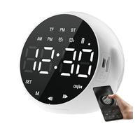 Genérico Alarm Clocks for Bedrooms - Loud Sound Rechargeable Smart Bedside Clock, Electric Double Alarm Display | For Adults, Heavy Sleepers, Seniors, Home Bedroom, Study Room, Office Desk Use