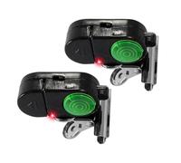 Genérico Alarma de - Alarmas Electrónicas De Nocturna con Iluminación LED - 2 Unidades de Equipo Sensible Ajustable para Ríos Estanques Lagos Embalses y Corrientes