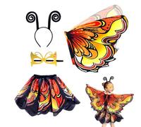 Genérico Alas de para cosplay,Máscara Facial Diadema para Disfraz,Alas de para Cosplay de - Para niñas 3-12 años, escenario, eventos festivos, Halloween, mascaradas, fotografía y