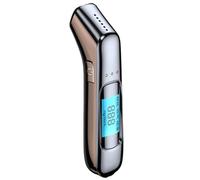 Genérico Alcoholimetro, Test Alcoholemia, Alcoholimetro Homologado Pantalla Digital LCD, Precisión De, Alcolimetros Personal para Uso Doméstico Y Profesional - Negro OscuroPrueba De Alcohol