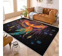 Genérico Alfombra Antideslizante 160x230 cm Tema del Ave TóTem Alfombras Pelo Corto Tapetes Desprendimiento Extrasuave y Lavable Sin Azul para Salón y Dormitorio Habitación Infantil