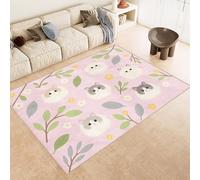 Genérico Alfombra Cocina Imitación Cachemira 120x180 cm 3D Patrones Gato Lindo Animal Respaldo Antideslizante Lavable para Alfombras Salon Adecuado para Pasillos Villas CláSicas Rincones de Lectura