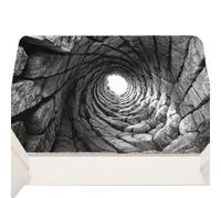 Genérico Alfombra De Área De Ilusión Óptica - Alfombra Antideslizante Abyss Illusion, Lavables A Máquina De 20 X 32 Pulgadas | De Espejismo Óptico 3D para Entrada De Baño Interior, Puerta Pr