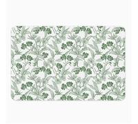 Genérico Alfombra de Baño Absorbente Antideslizante 160x230cm Alfombrilla Diatomita Baño de Microfibra, Alfombra Ducha Secado Rápido, Alfombrilla Ducha Lavable para Ducha y Entrada Rug Flor 3-35