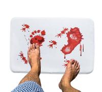 Genérico Alfombra de baño con pies de Sangre,Alfombra de baño con Sangre de | Secado rápido para alfombra de ducha, alfombra de p