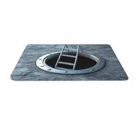 Genérico Alfombra de Ilusión 3D | Felpudo Antideslizante de Trampa,Diseño Sin Fondo Alfombras de Área 3D Efecto Visual - para Interior Exterior Entrada Sala Estar Dormitorio Cocina Terraza
