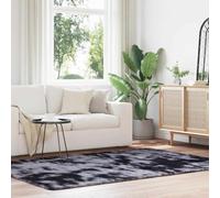 Genérico Alfombra de Pelo Largo NAVARRA Gris Oscuro 160x230 cm poliéster,Decoración,Alfombras-4102840