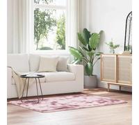 Genérico Alfombra de Pelo Largo NAVARRA Rosa Polvoriento 120x170 cm,Decoración,Alfombras-4102825