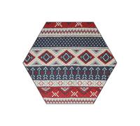 Generico Alfombra de picnic | Alfombrilla de camping resistente al desgarro - Manta de viaje hexagonal reutilizable y portátil para actividades al aire libre familia senderismo camping