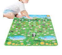 Genérico Alfombra de Sala de Juegos Infantil - Alfombra para Picnic Y Gateo - Tapete Reversible Interactivo para Interior Actividades Sensoriales Tiempo De Juego Exterior Práctica De Gateo