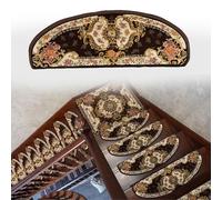 Genérico Alfombra Escalera Almohadilla Antideslizante para Alfombra De Escalera 55 65 80 CM De Longitud/Protector De Escalera Curvo para Escalera De Madera(D 20 PCS,W 24 CM L 65 CM)