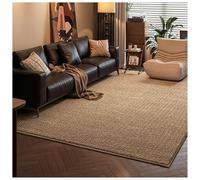 Genérico Alfombra Grande Tejida De Sisal, Alfombras For Sala De Estar, Resistente A Las Manchas, Fácil De Limpiar, For Patio Interior/Exterior, Terraza, Porche, Jardín, Patio(Gold,120x200cm/47x79in)